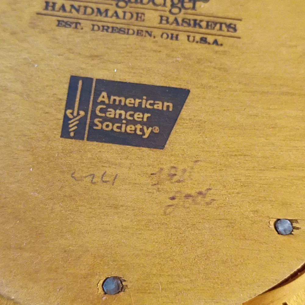 Longaberger 2006 Horizon Of Hope Basket Combo American Cancer Society